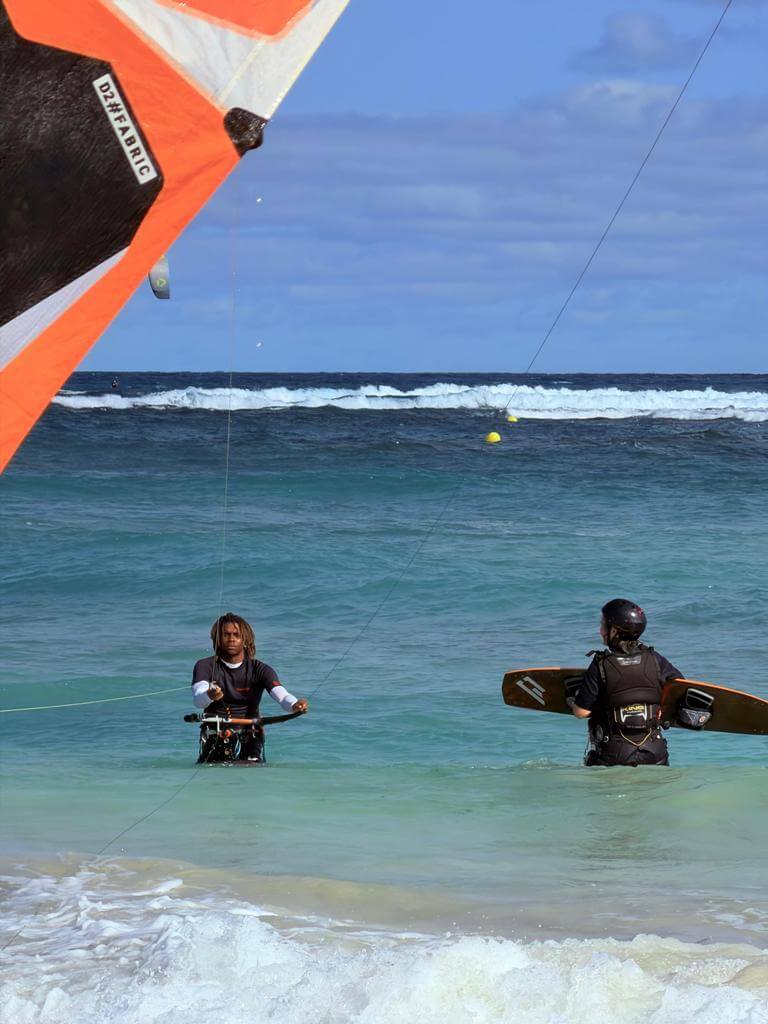 Kitesurfing Cabo Verde - FunkiteCaboVerde on the water