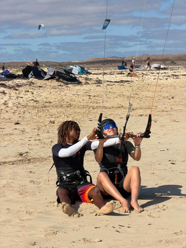 Learn to kitesurf in Cabo Verde with FunkiteCaboVerde