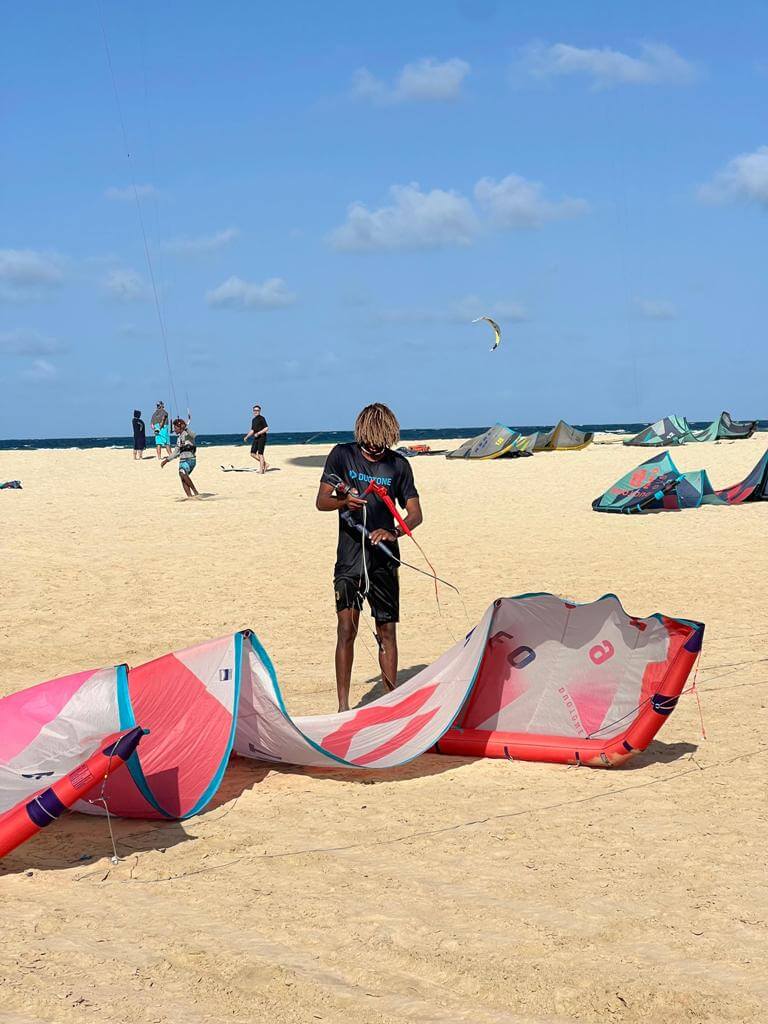 Kitesurf school Cabo Verde - FunkiteCaboVerde instructor
